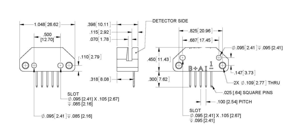 Transmissive Optical Encoder Module EM1-2-2048-I